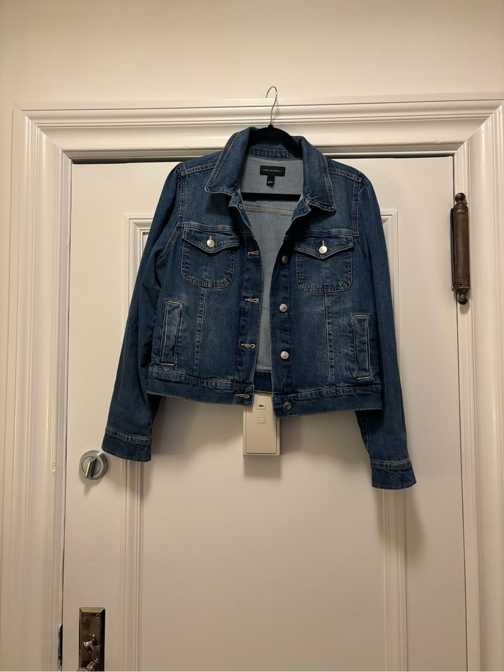 Puff Sleeve Jean Jacket